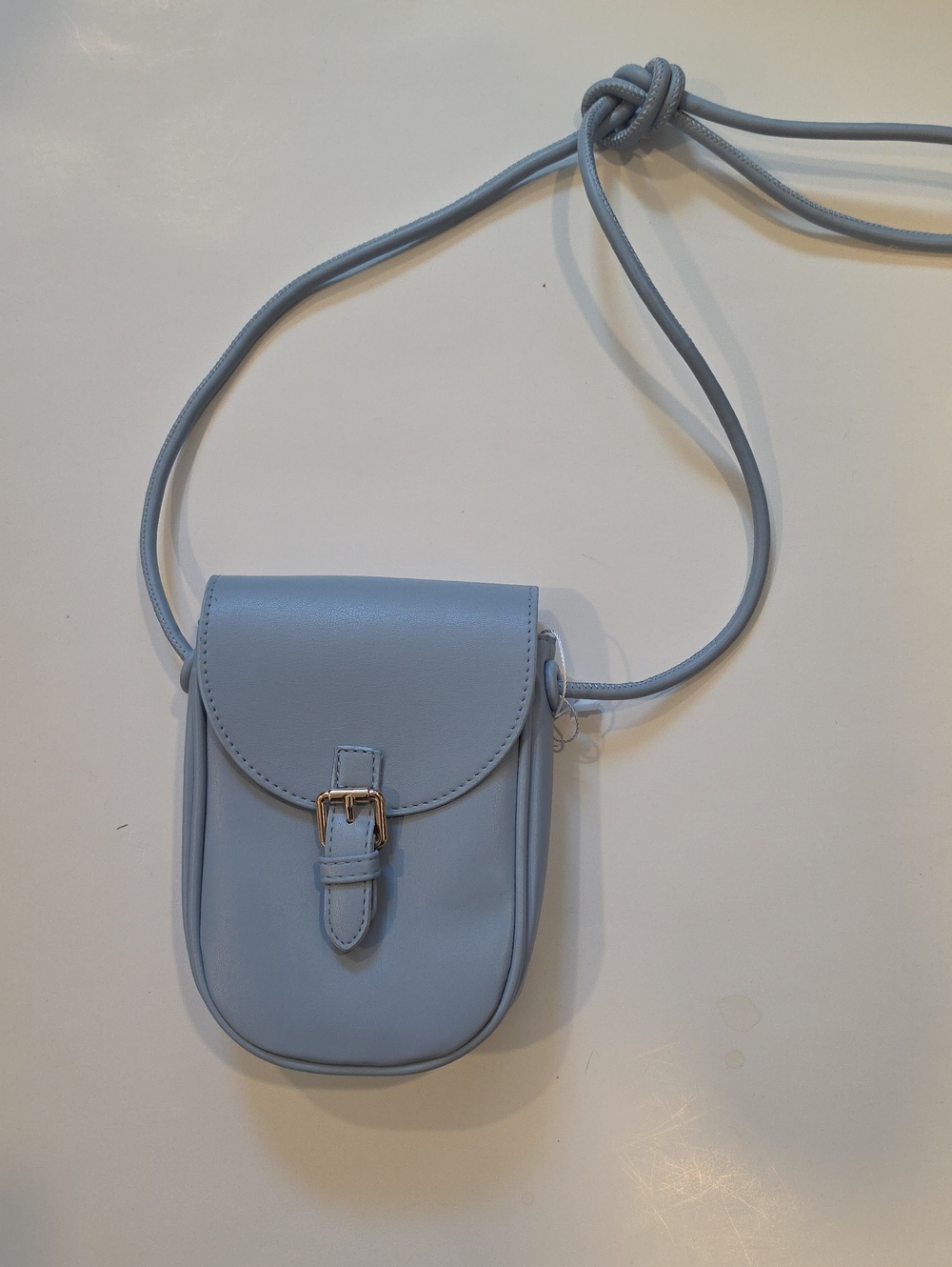 Pretty Persuasions Powder Blue Mini Buckle Crossbody